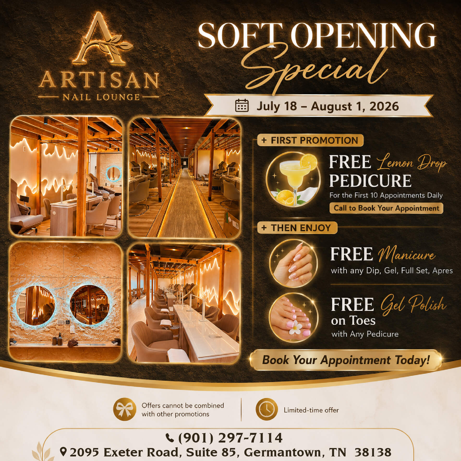 🌟 Artisan Nail Lounge 2 - Promotions 🌟